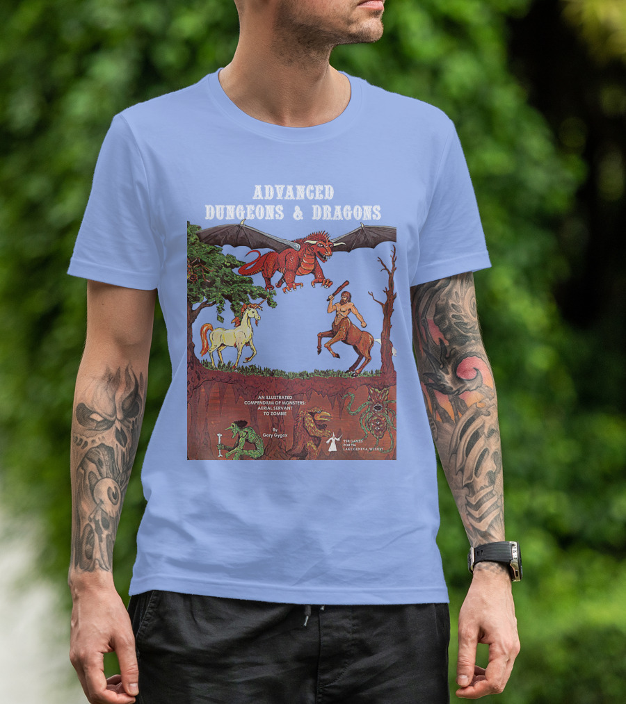 ADVANCED DUNGEONS And DRAGONS AN ILLUSTRATED COMPENDIUM OF MONSTERS T-Shirt