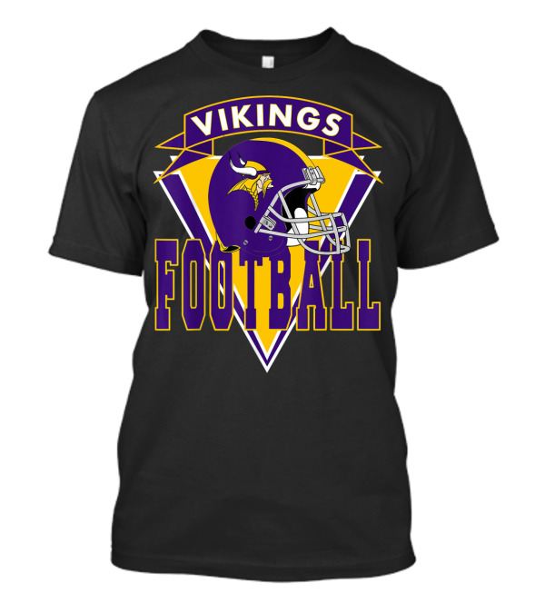 Vikings Football Helmet Badge MN Vikings T-Shirt