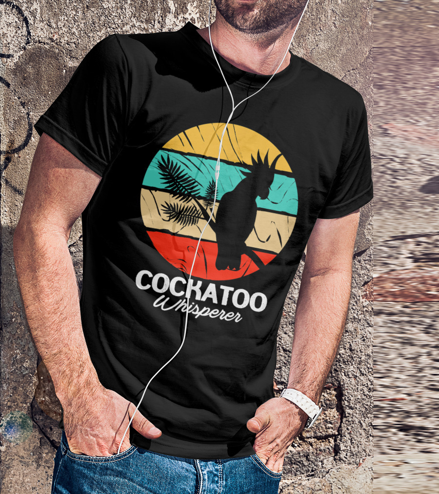 Cockatoo Whisperer Vintage Sunset Cockatiel T-Shirt