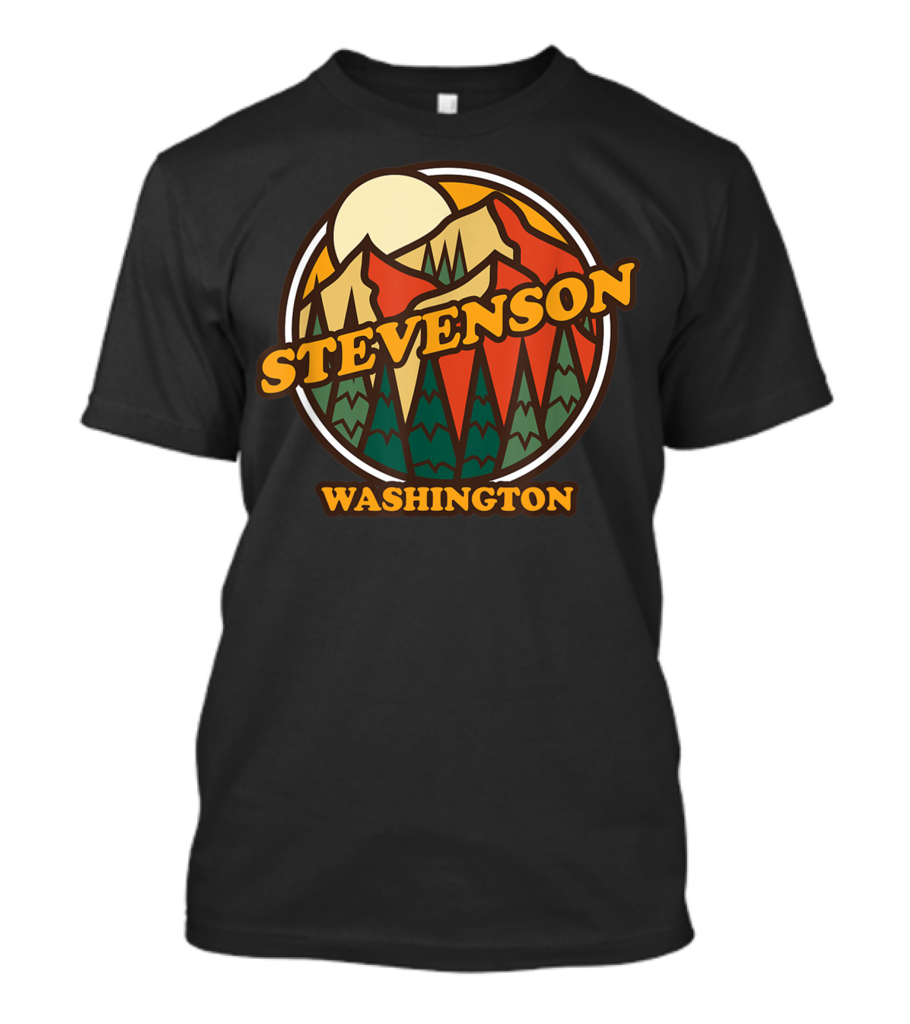 Stevenson Washington Vintage Mountain Hiking Adventure T-Shirt