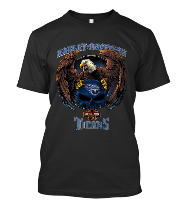 Harley Davidson Titans Motorcycle Eagle Tennessee T-Shirt