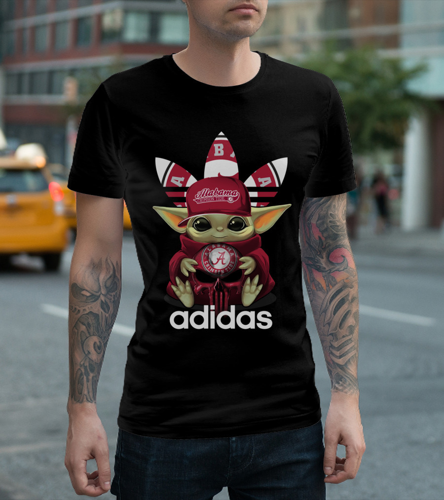 Alabama Crimson Tide Baby Yoda T-Shirt