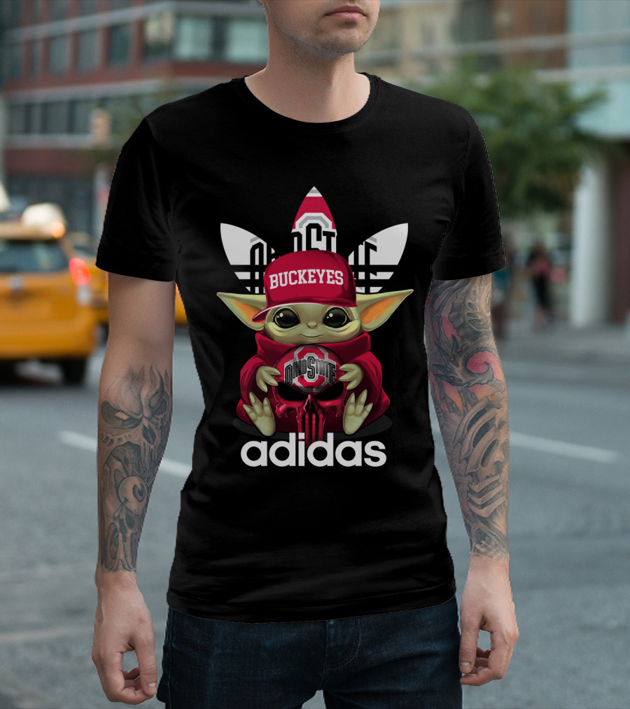 Ohio State Buckeyes Baby Yoda T-Shirt