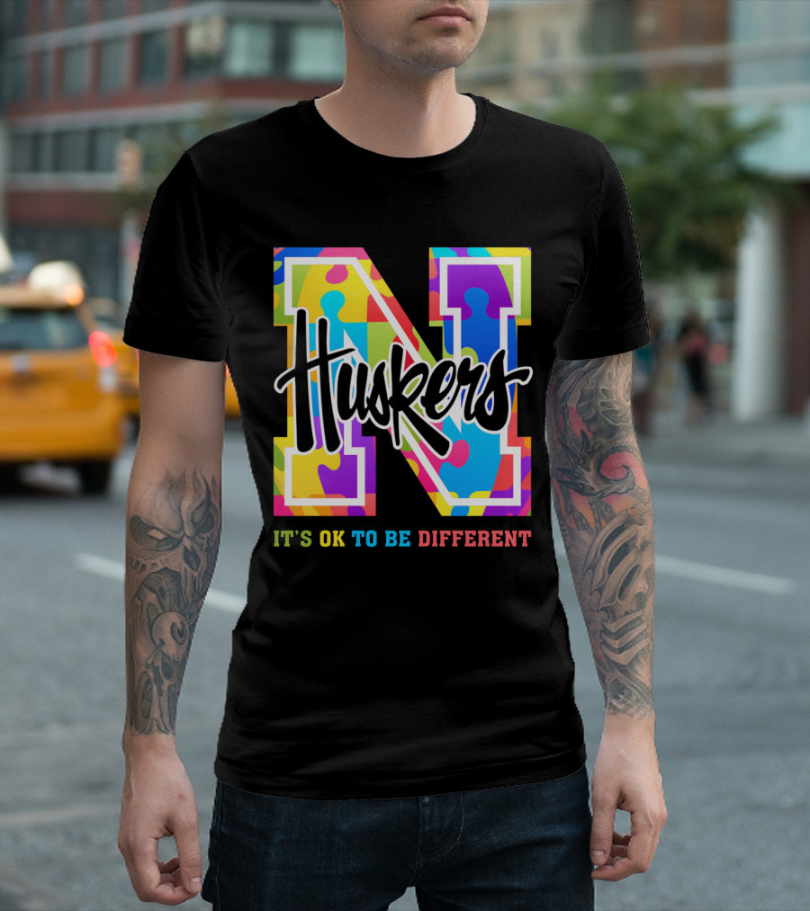 Huskers It's OK To Be Different T-Shirt