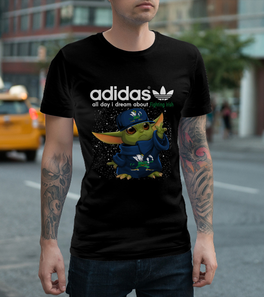 All Day I Dream About Yoda Fighting Irish T-Shirt