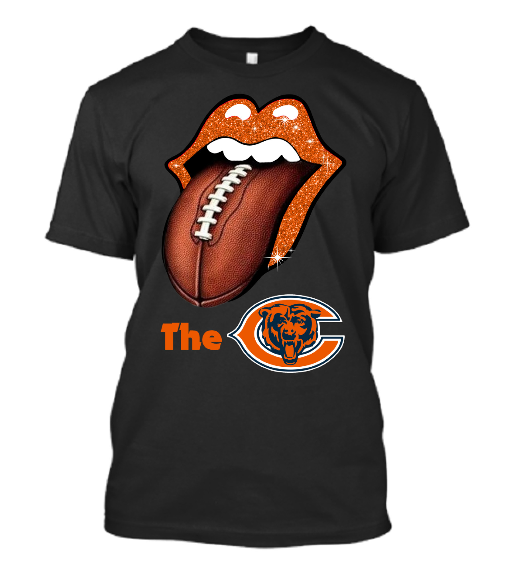 The Bears Football Lips T-Shirt