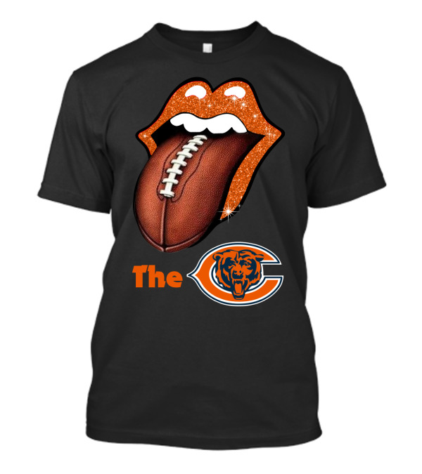 The Bears Football Lips T-Shirt