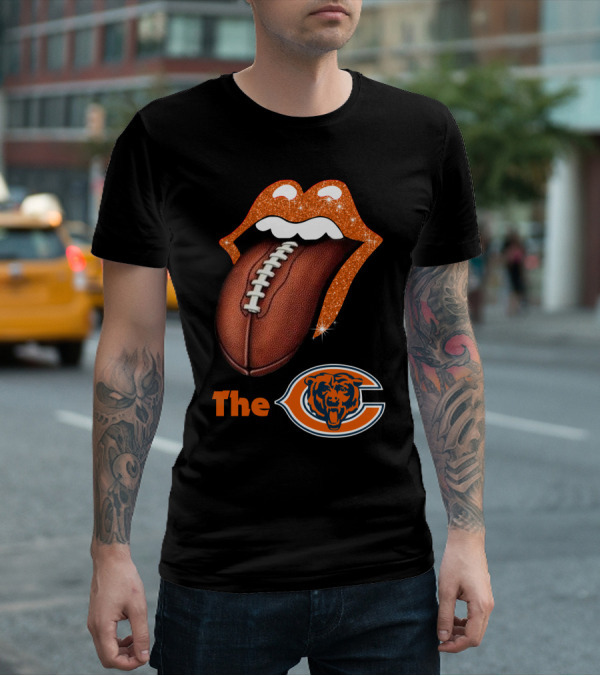 The Bears Football Lips T-Shirt