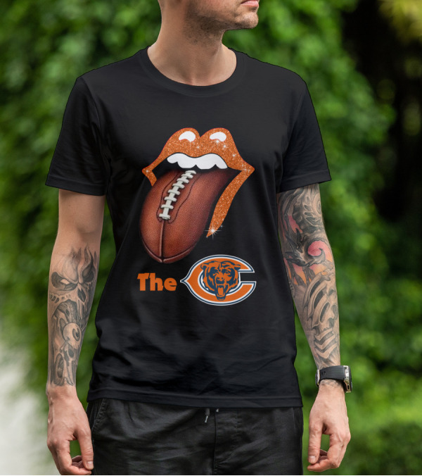 The Bears Football Lips T-Shirt