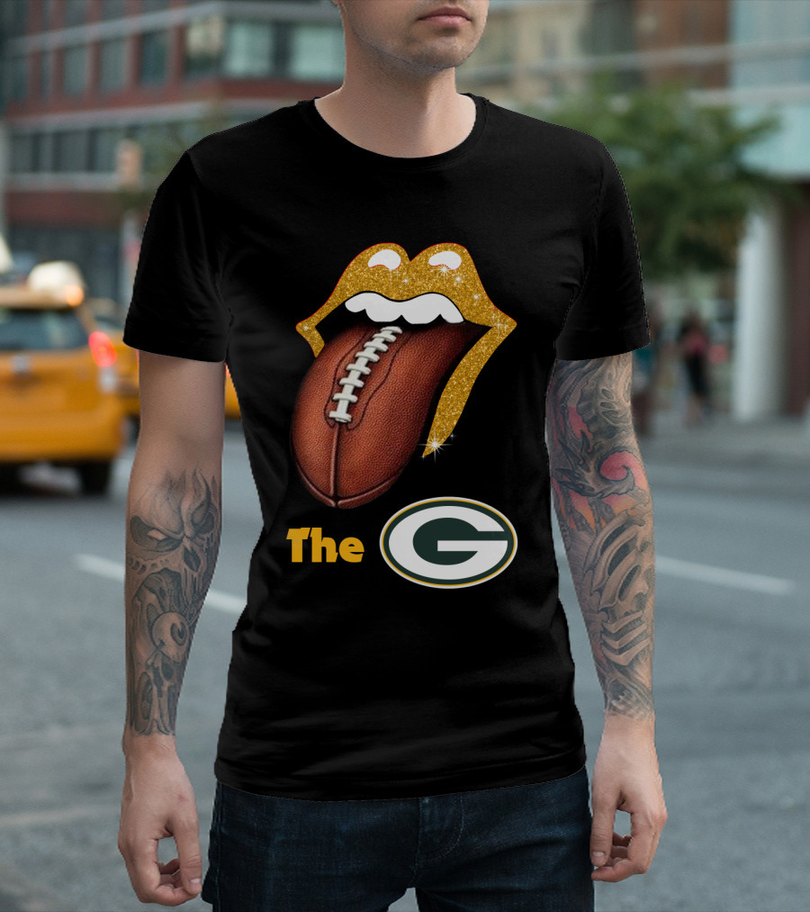 The Smile Packers Football Glitter T-Shirt