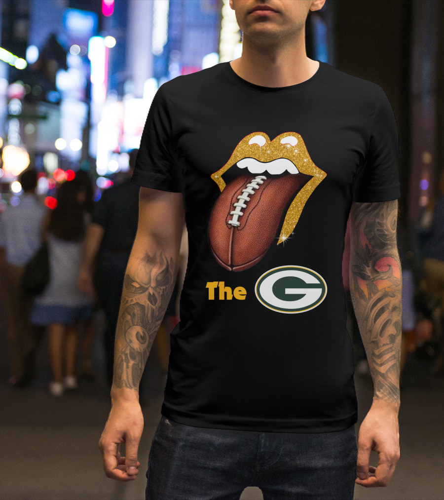 The Smile Packers Football Glitter T-Shirt