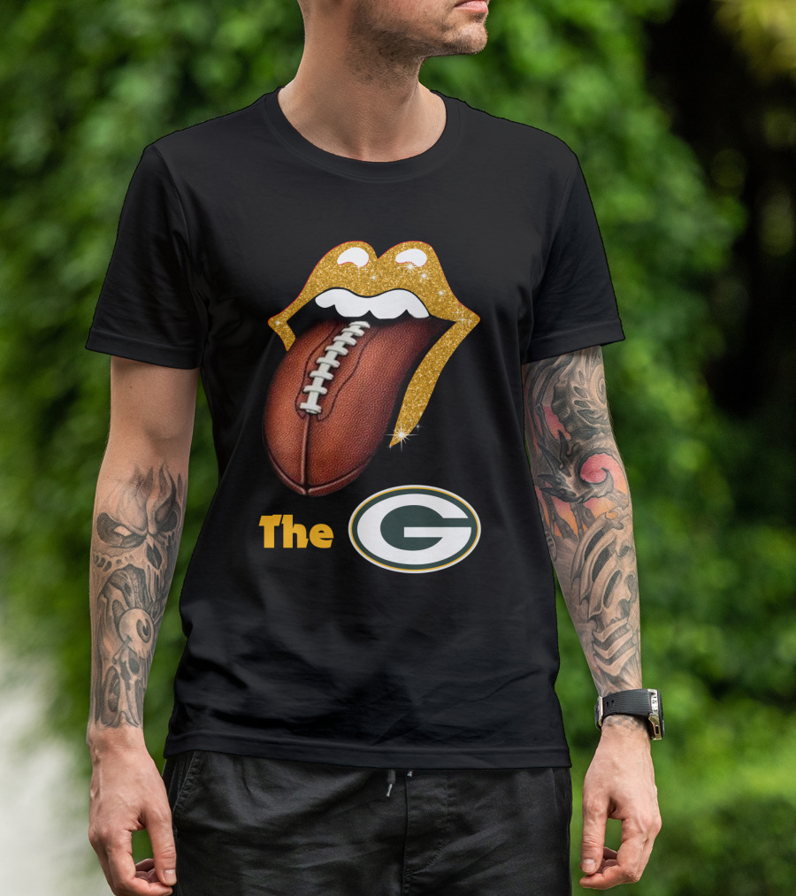The Smile Packers Football Glitter T-Shirt