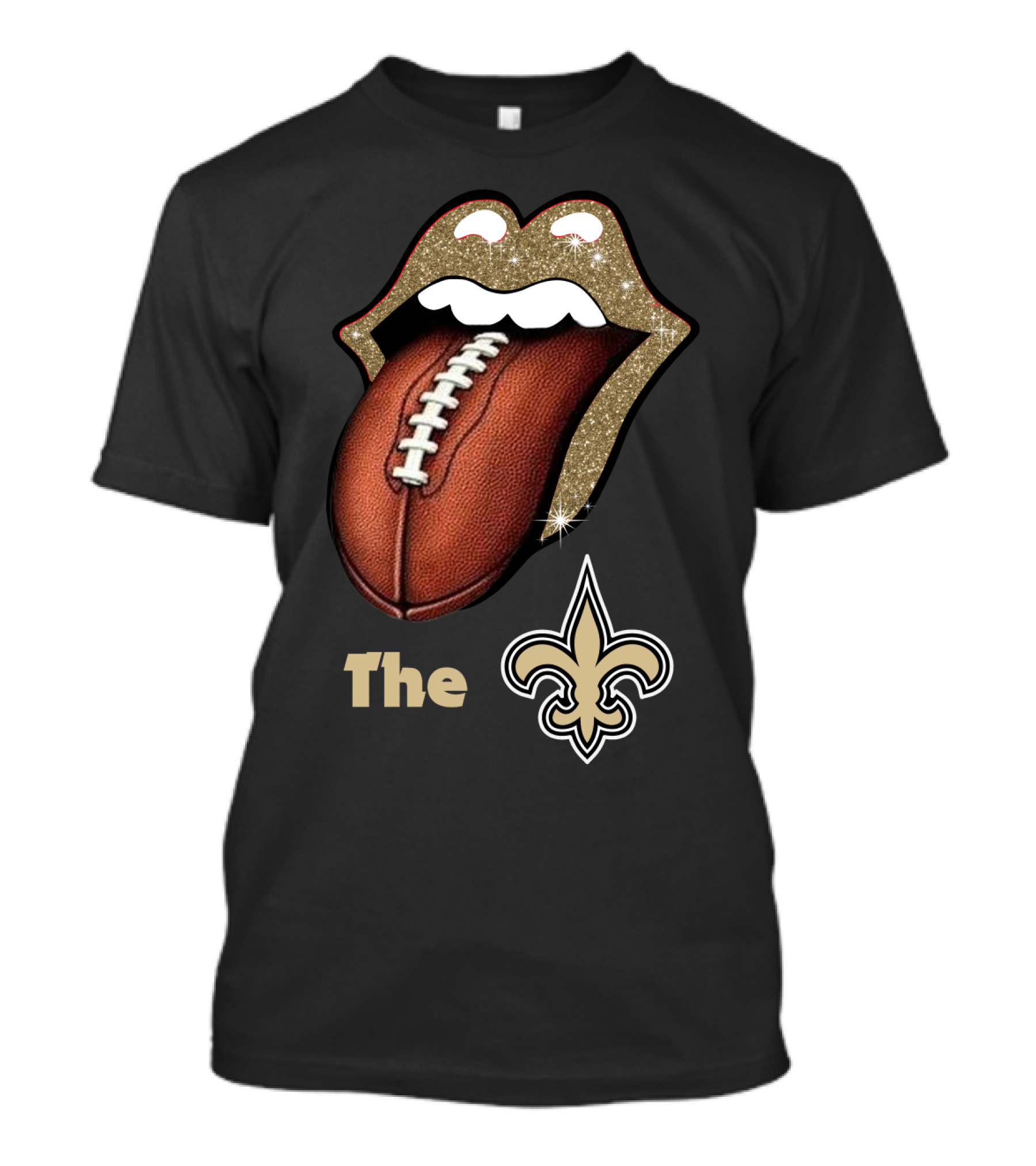 The Smile Saints Football Iconic Logo Fleur-de-Lis T-Shirt