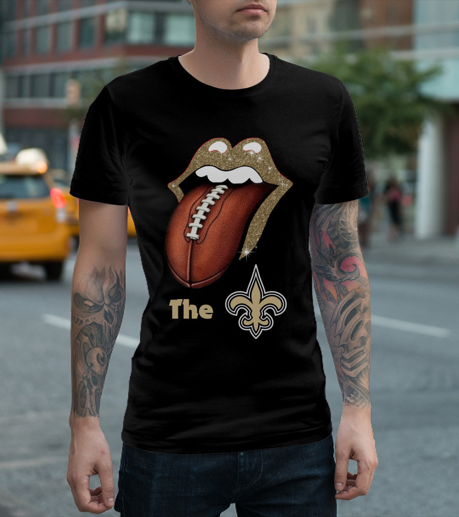 The Smile Saints Football Iconic Logo Fleur-de-Lis T-Shirt