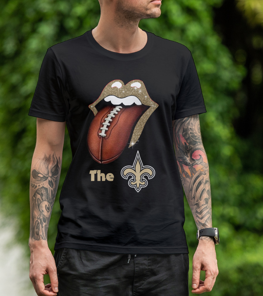 The Smile Saints Football Iconic Logo Fleur-de-Lis T-Shirt