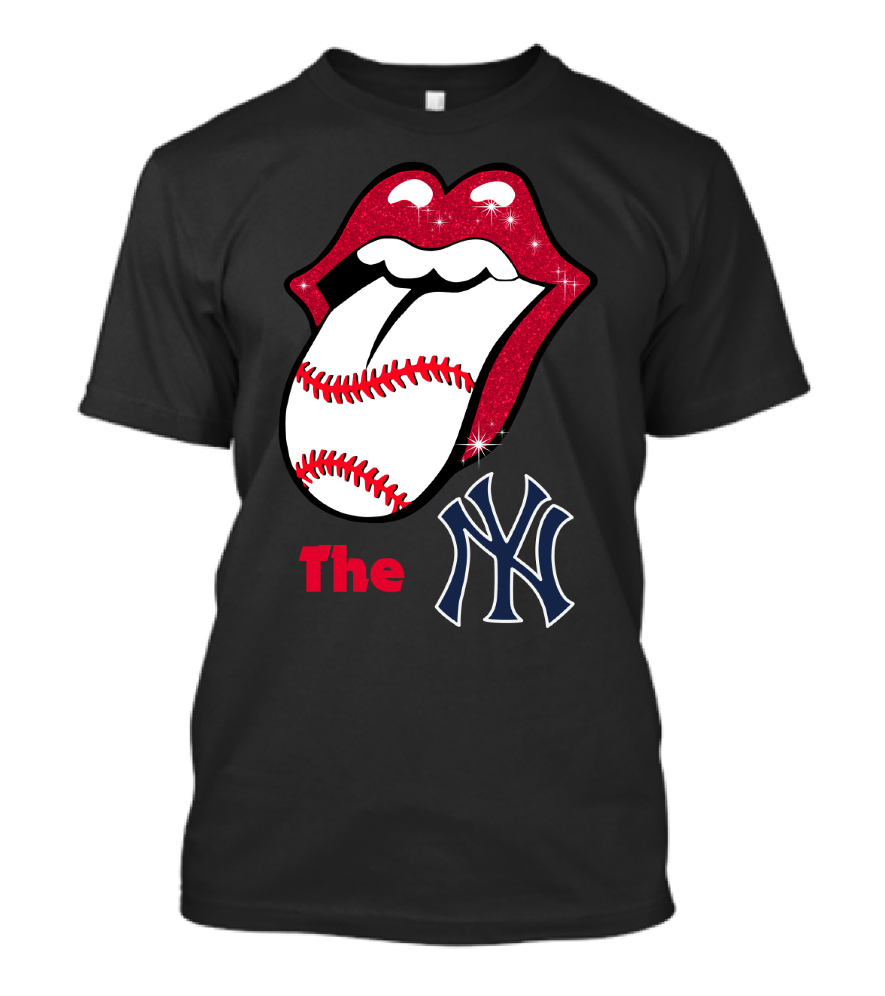 The Yankees Baseball Rolling Tongue T-Shirt