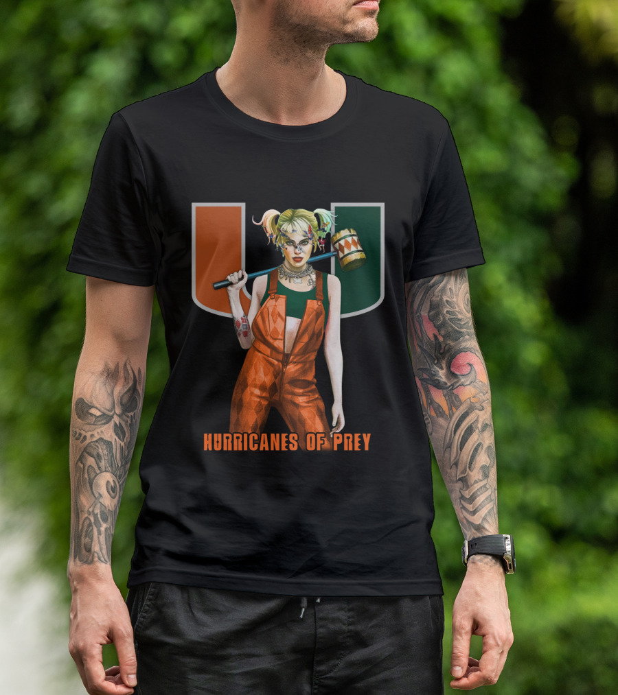 Hurricanes Of Prey Miami U Character Fusion T-Shirt
