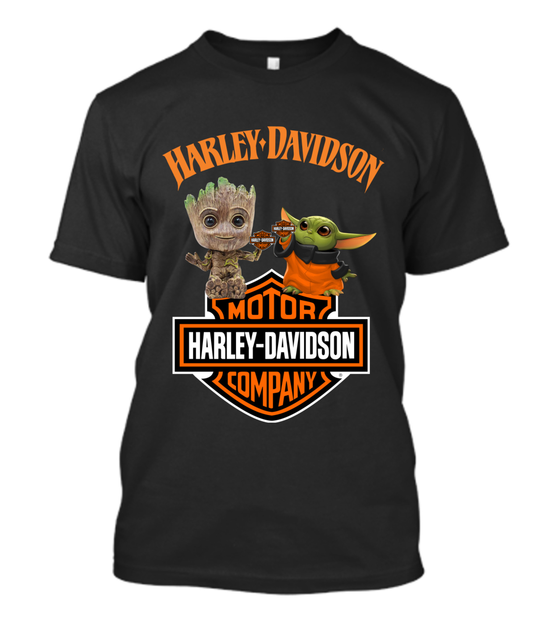 Harley Davidson Motor Company Groot Yoda Duo T-Shirt