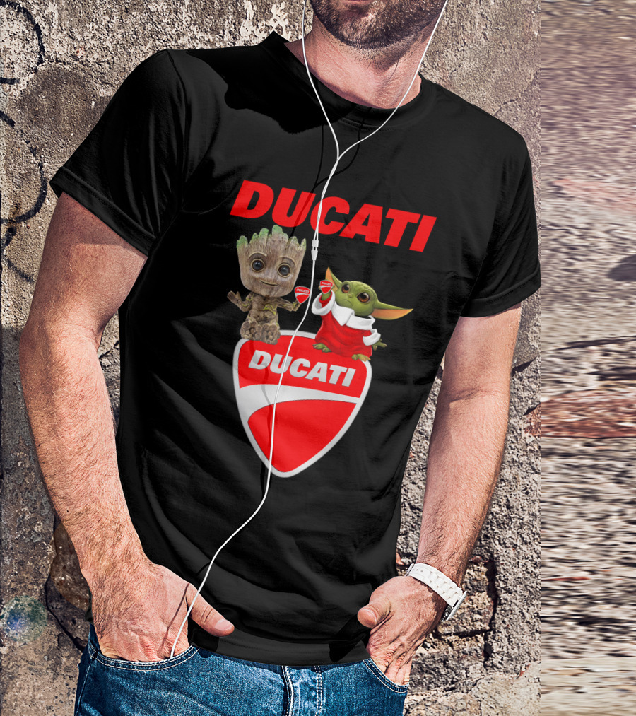 Ducati Groot Yoda Guardians Star Wars Collaboration T-Shirt