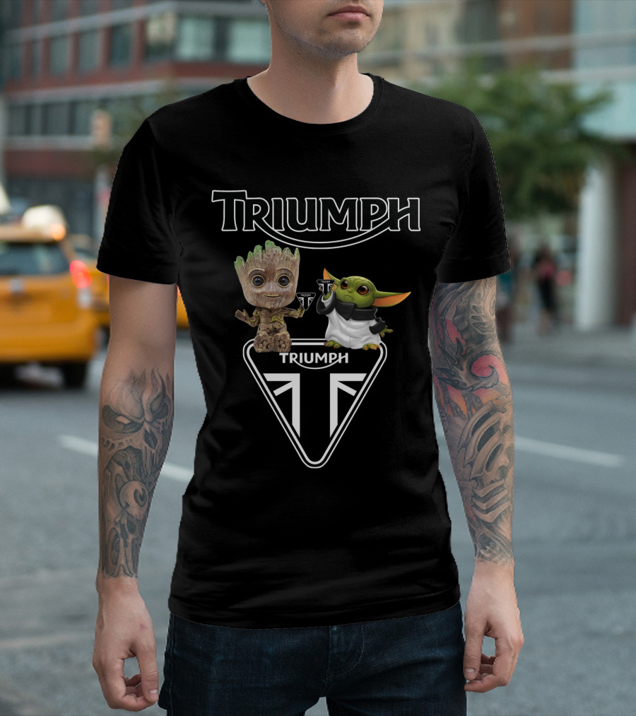 Triumph Groot Yoda Dh 21 Logo Collaboration T-Shirt