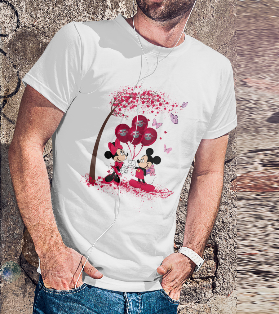 DH 29 Bundesliga RB Leipzig Minnie And Mickey Balloons T-Shirt