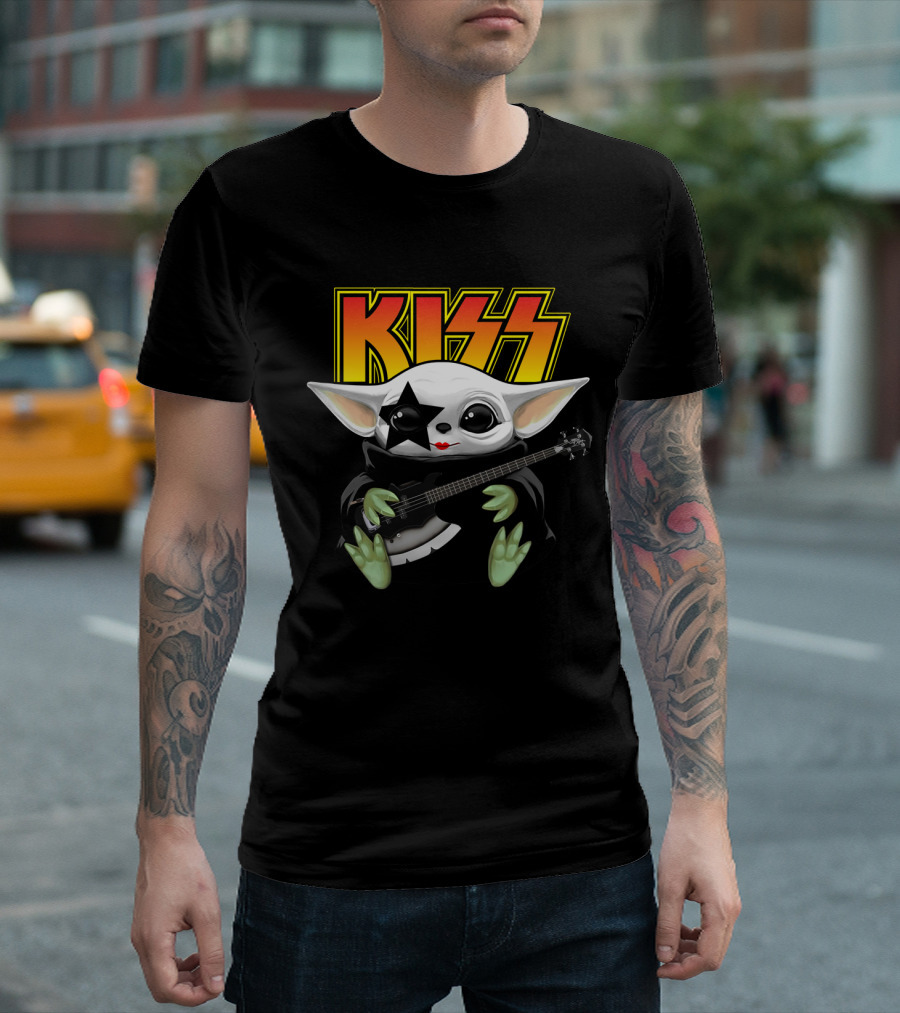 KISS Baby Alien Guitar Paul Stanley T-Shirt