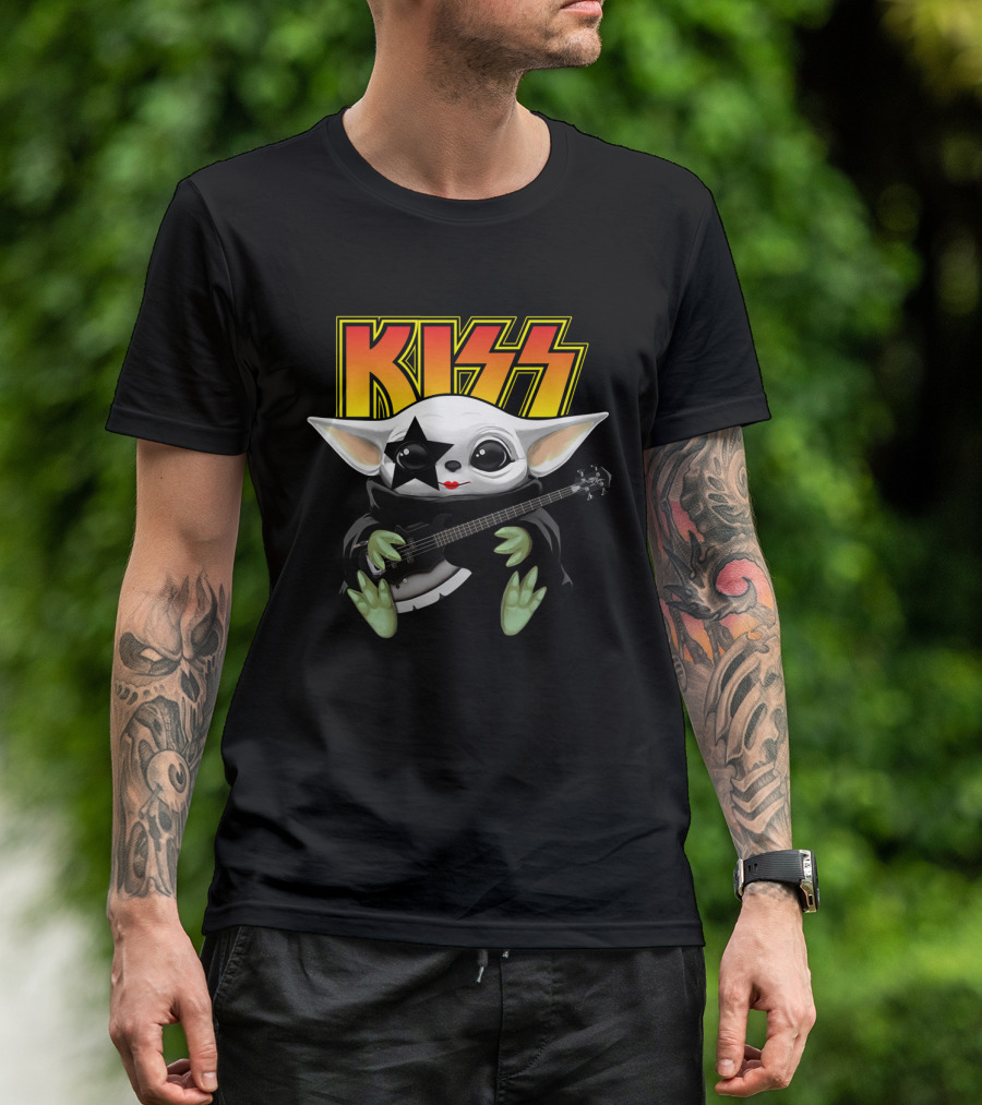 KISS Baby Alien Guitar Paul Stanley T-Shirt