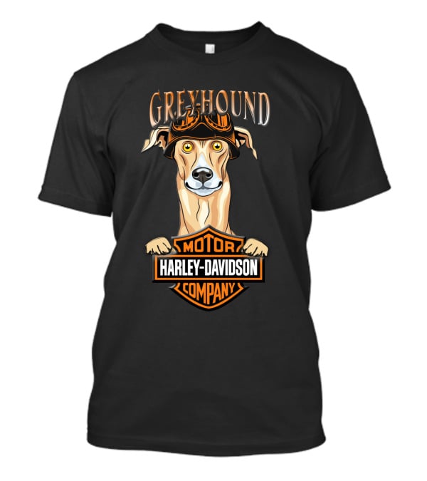 Greyhound Harley Davidson Motor Company T-Shirt