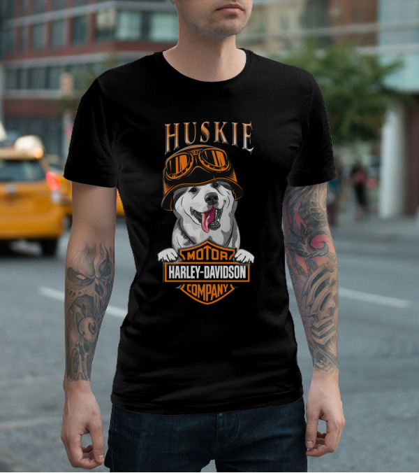 Huskie Harley Davidson Motorcycle Company T-Shirt