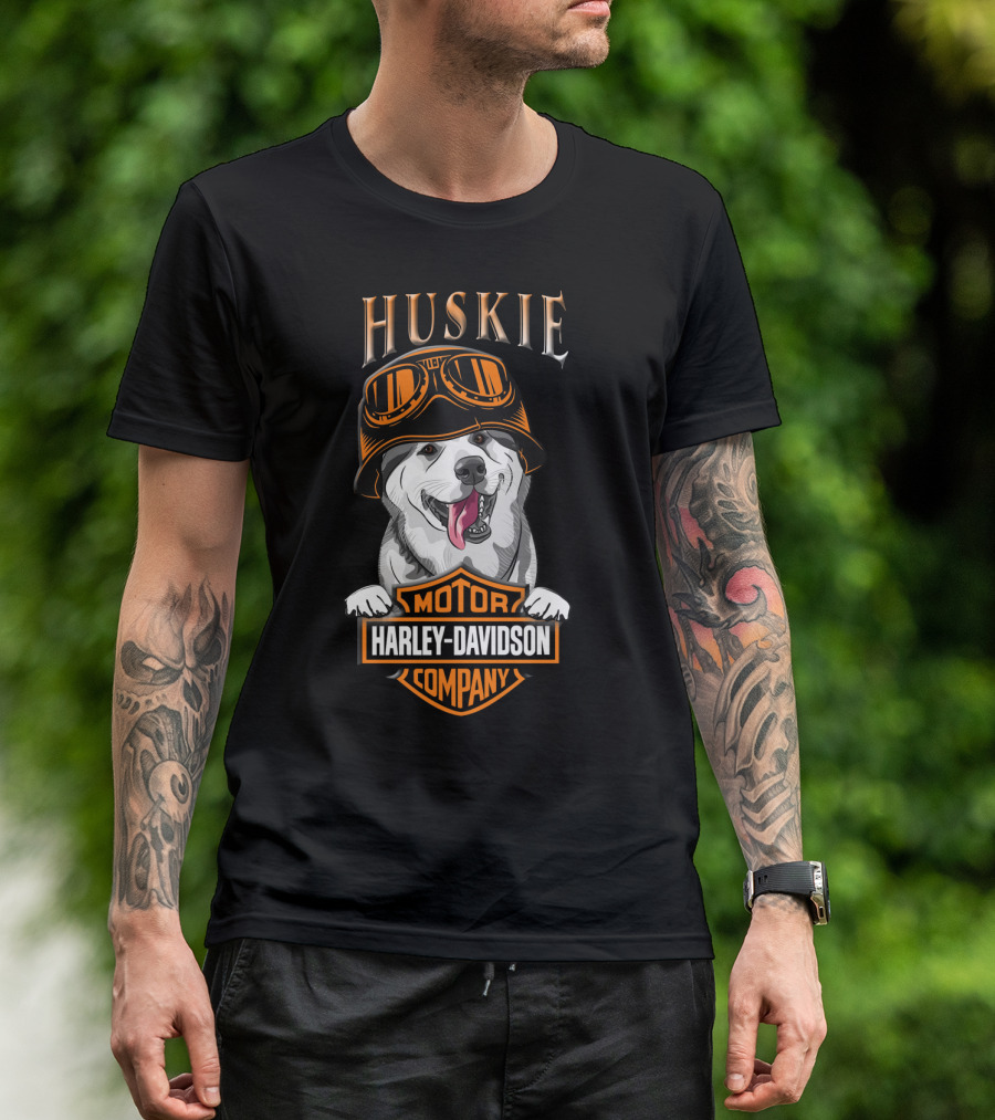 Huskie Harley Davidson Motorcycle Company T-Shirt