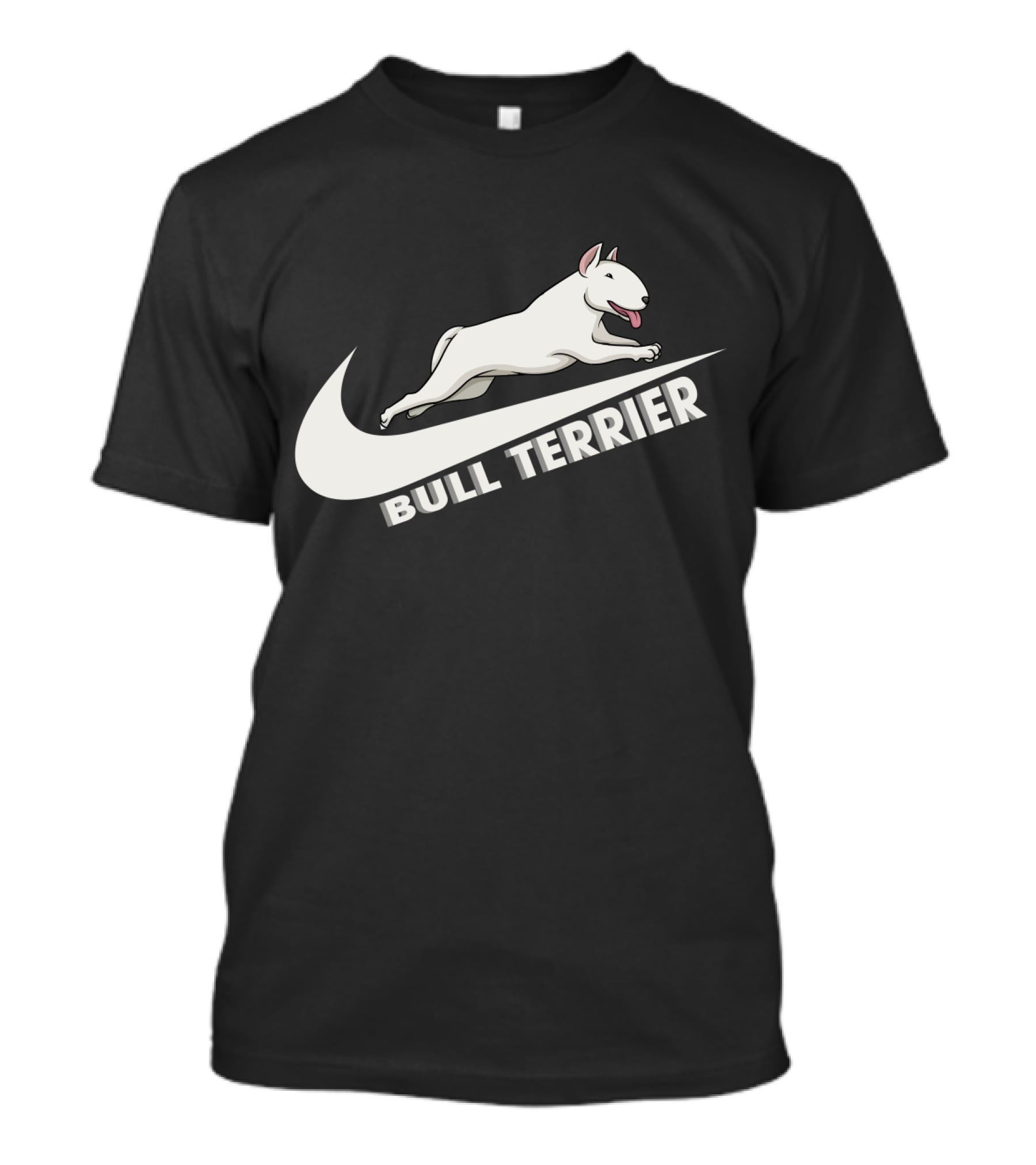 Bull Terrier Nike Swoosh Logo T-Shirt