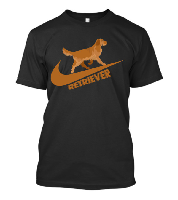 Golden Retriever Retriever Nike Swoosh T-Shirt