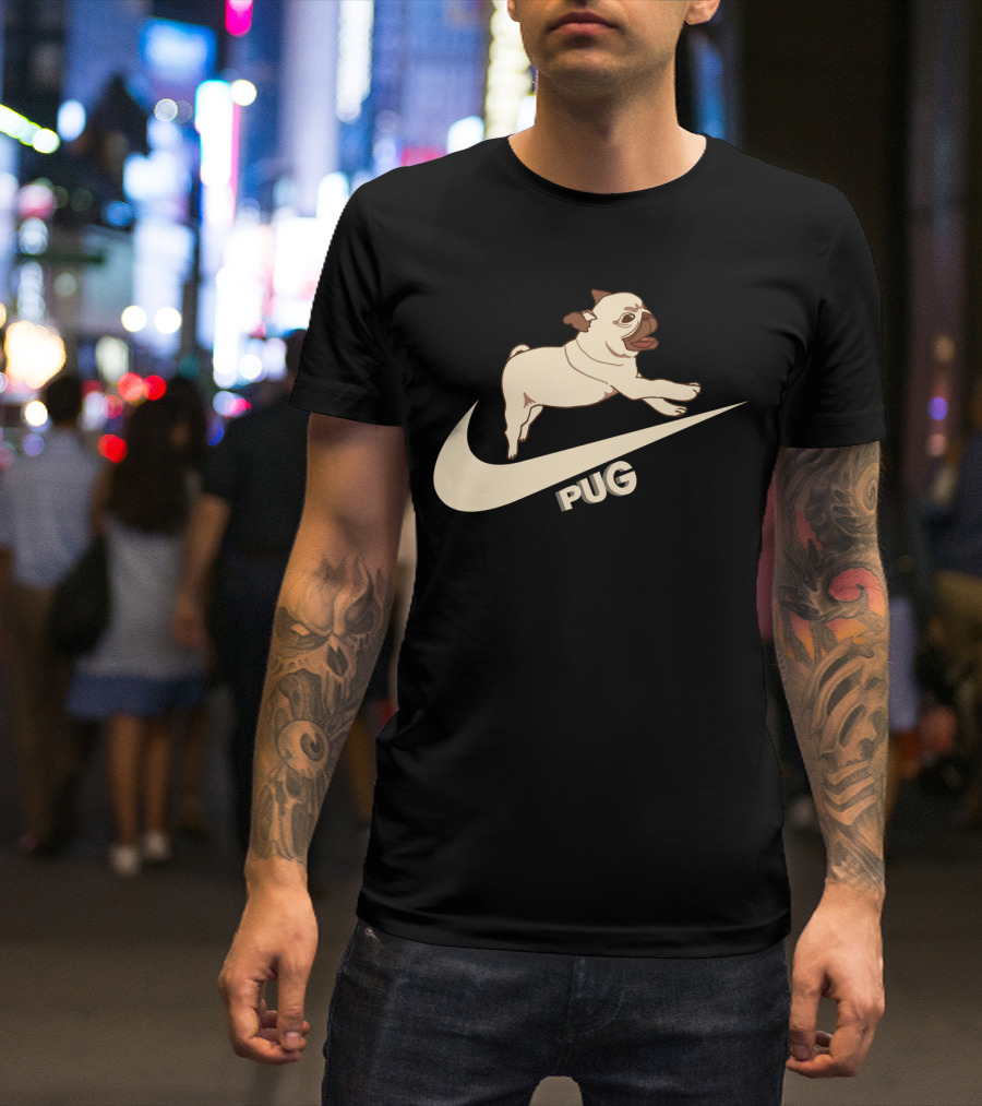 Pug Nike Logo Style T-Shirt