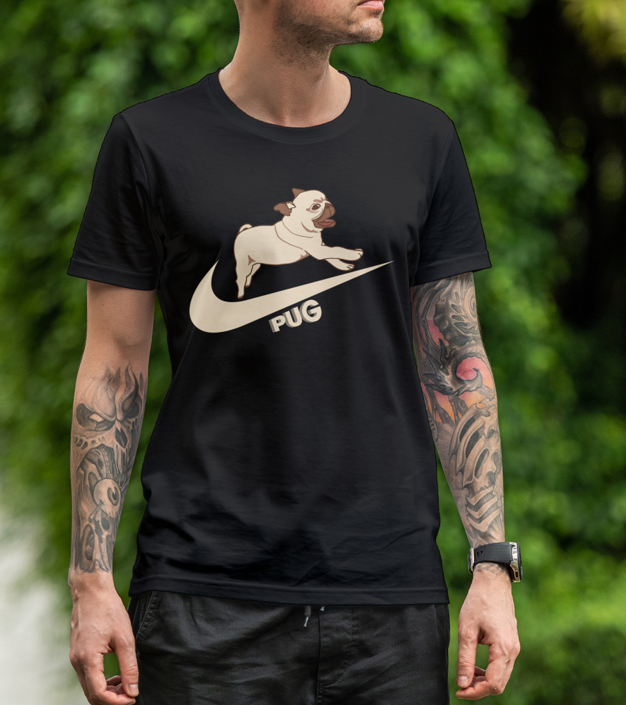 Pug Nike Logo Style T-Shirt