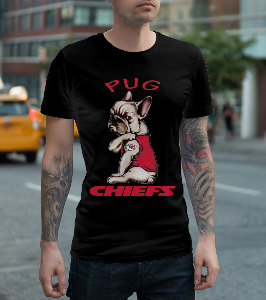 Pug Chiefs Nflkcc T-Shirt