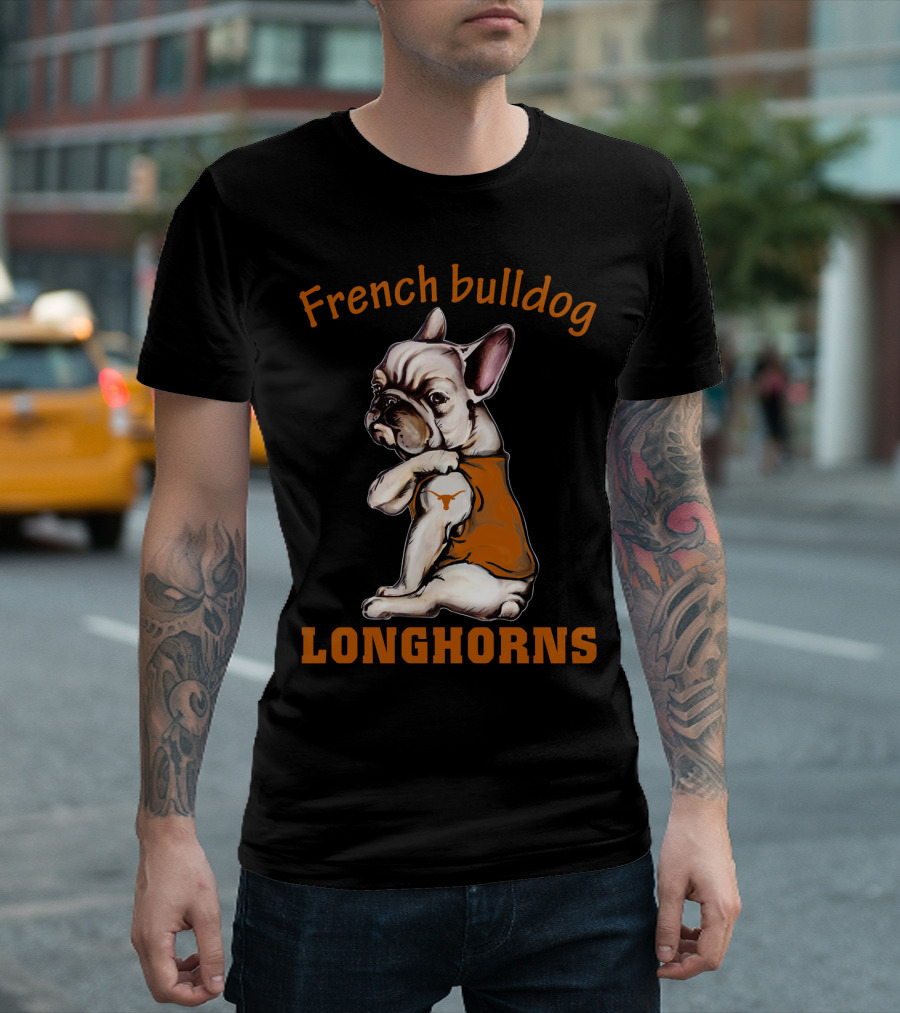 French Bulldog Longhorns T-Shirt