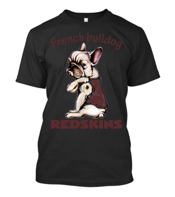 French Bulldog Redskins Nflwr Fd 38 T-Shirt