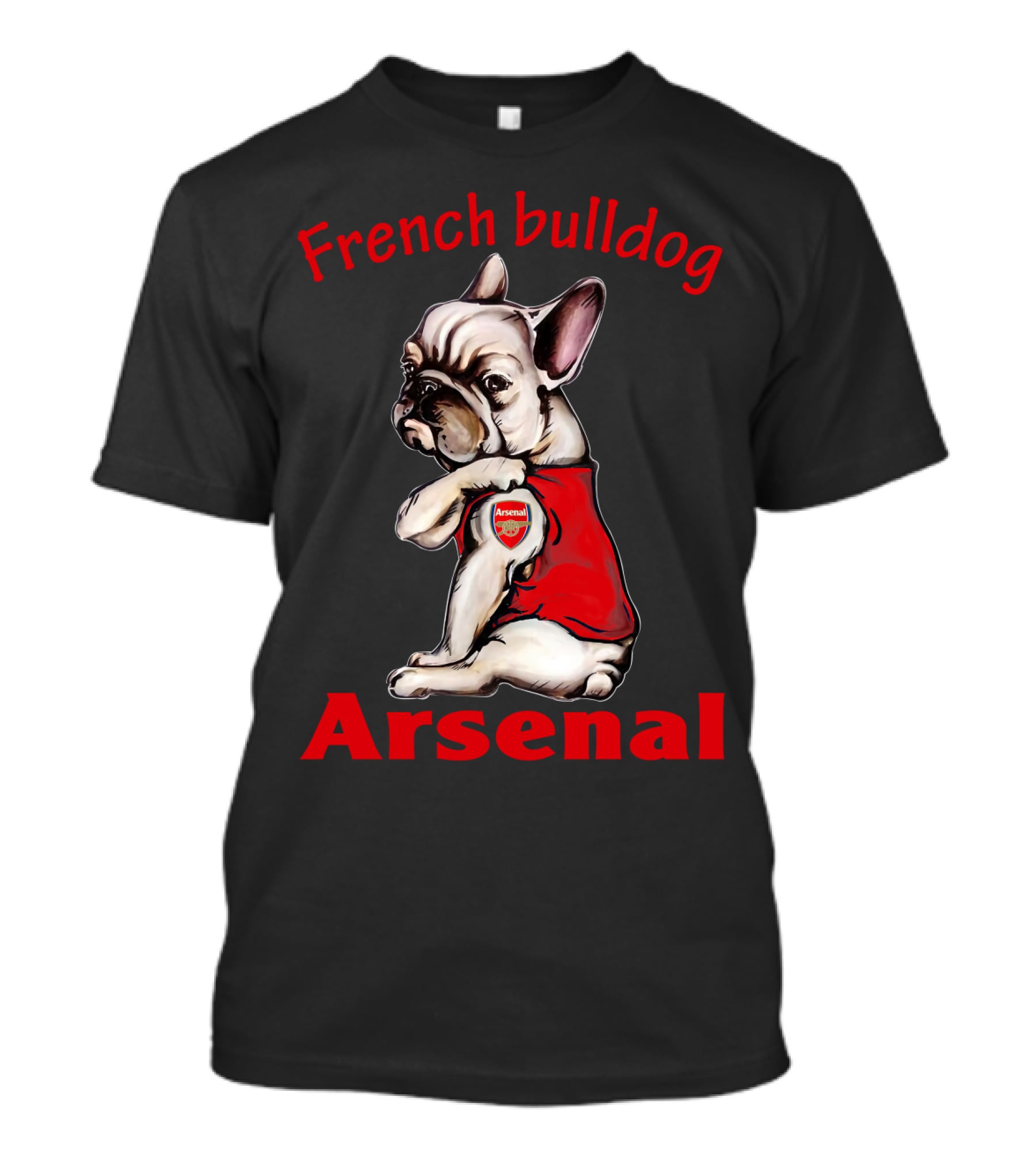 French Bulldog Arsenal T-Shirt