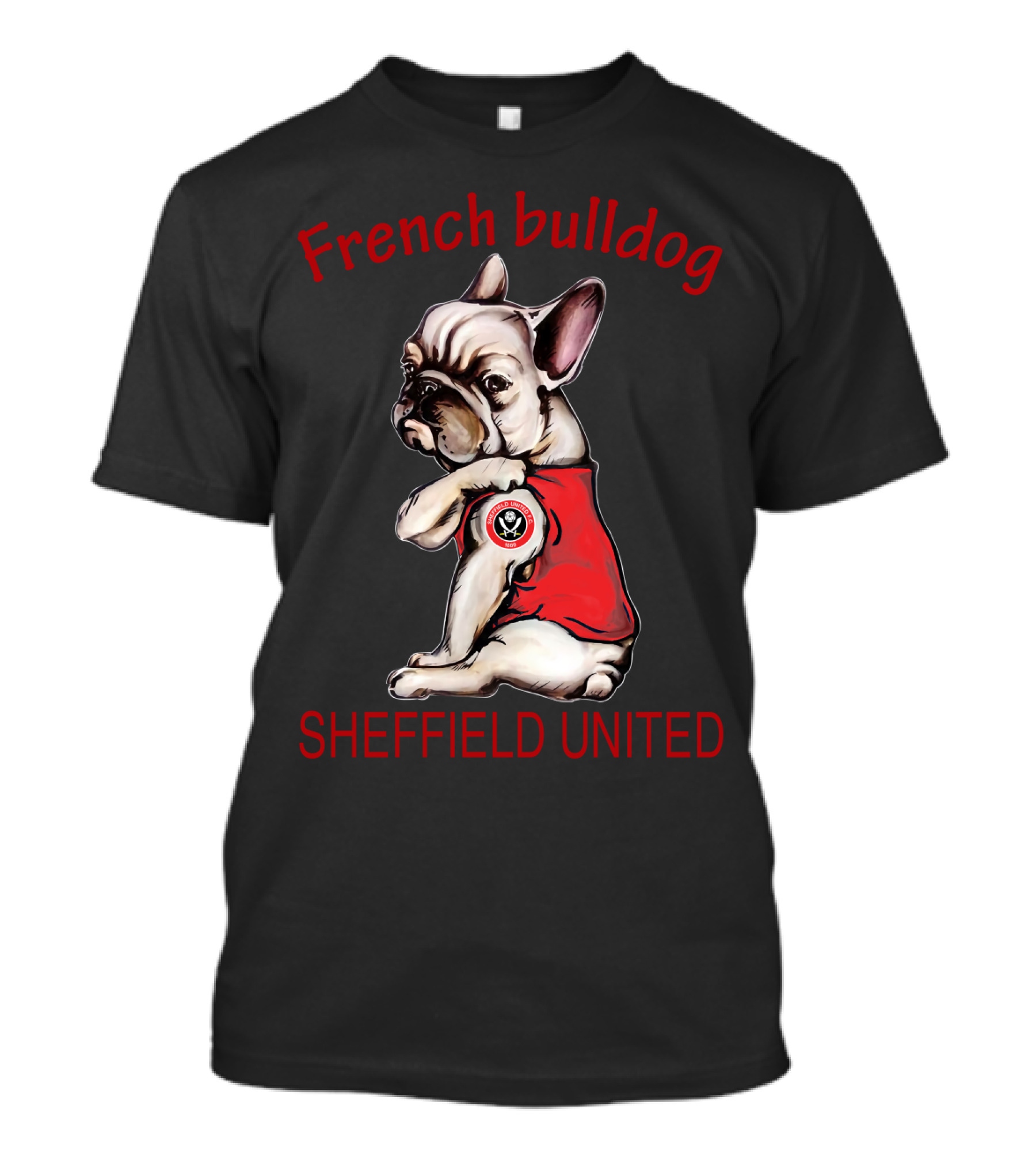 French Bulldog Sheffield United T-Shirt