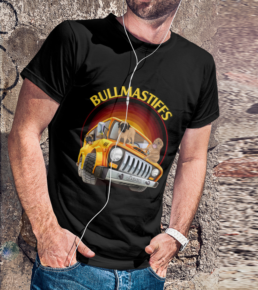 Bullmastiffs Jeep T-Shirt