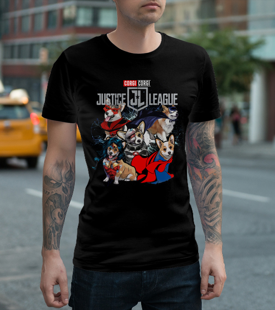 Corgi Justice League Superhero Dh 55 Jl T-Shirt