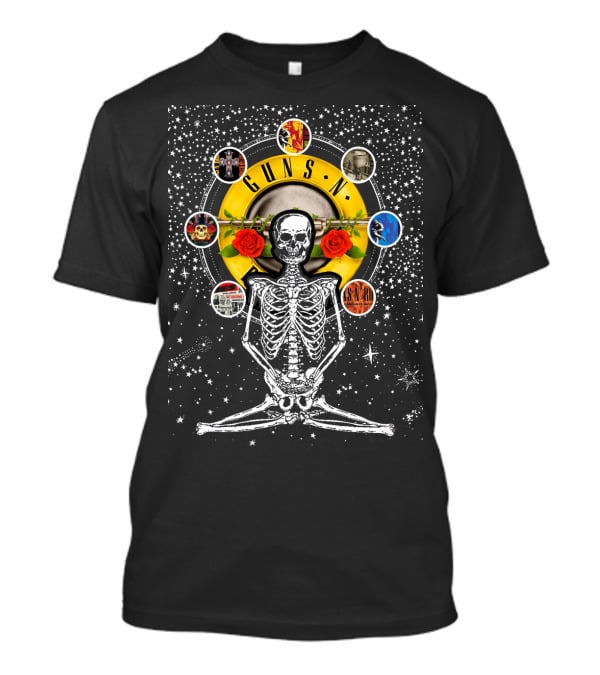 Guns N' Roses DH 59 Skeleton Celestial T-Shirt