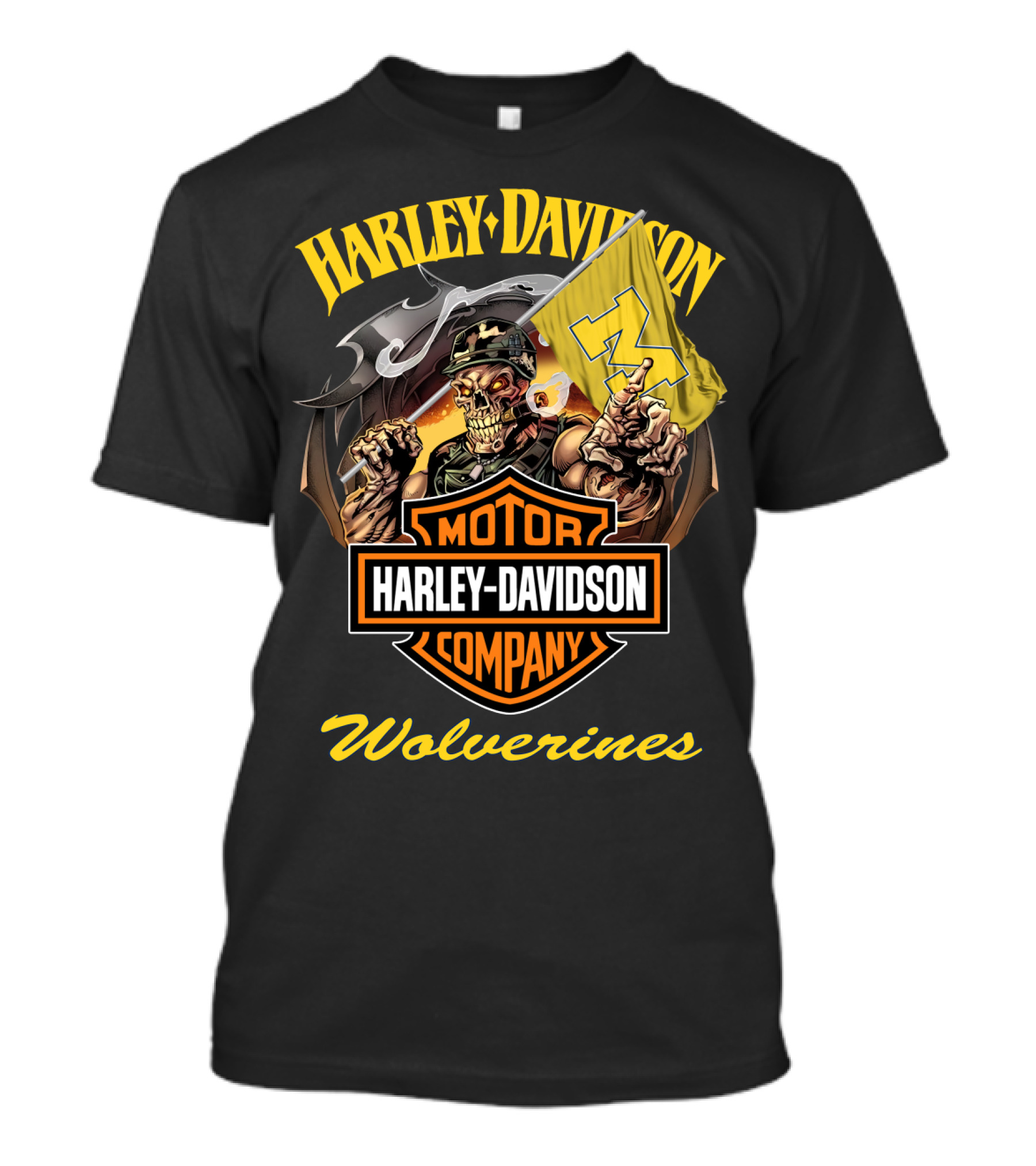 Harley Davidson Motor Company Wolverines T-Shirt