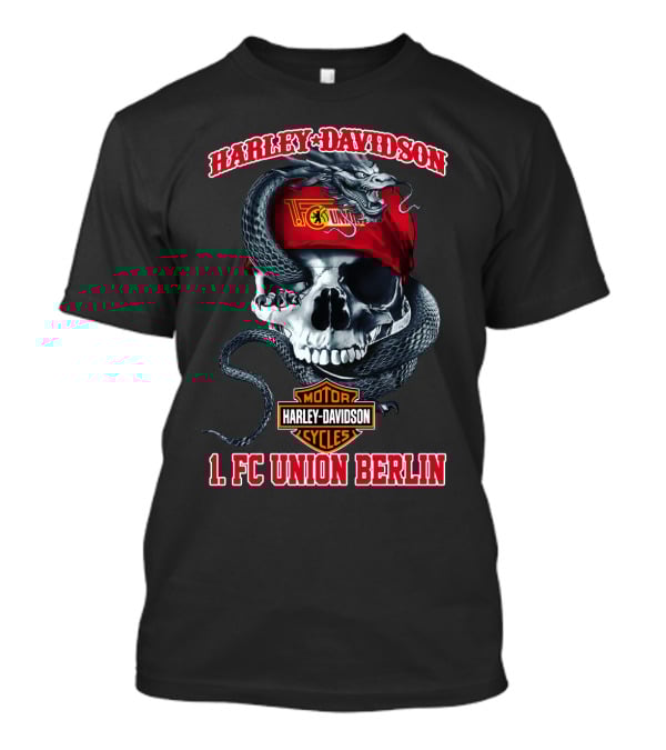 Harley Davidson Skull Snake 1. Fc Union Berlin T-Shirt