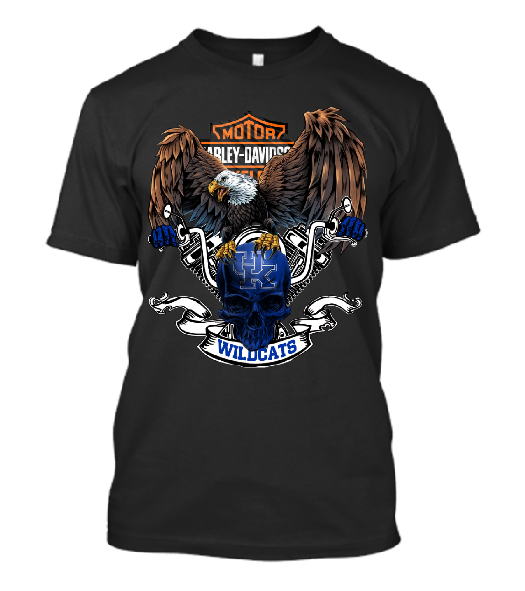 Motor Harley Davidson Wildcats Kentucky Ncaa T-Shirt