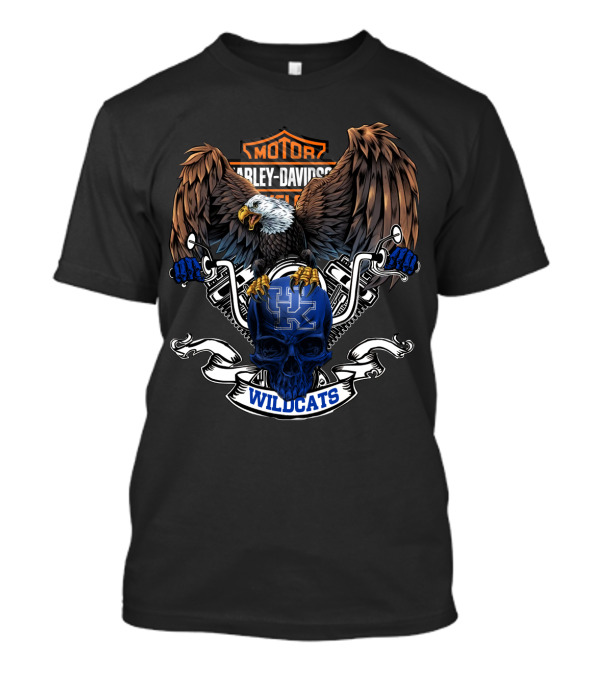Motor Harley Davidson Wildcats Kentucky Ncaa T-Shirt