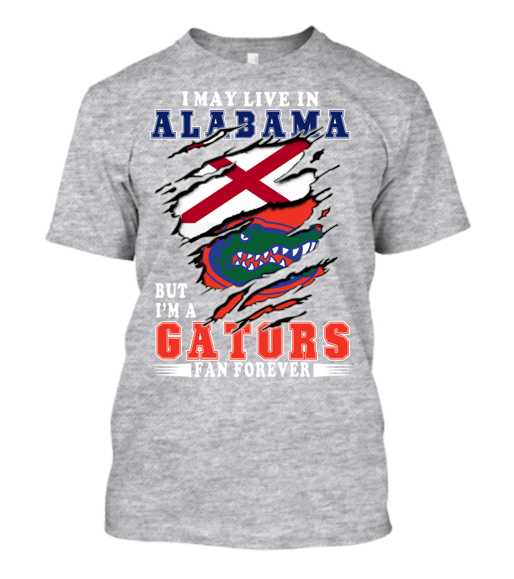 Alabama Resident Loyal Gators Fan Forever T-Shirt
