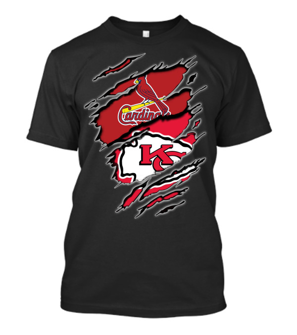 Cardinals Chiefs Fan Gear T-Shirt