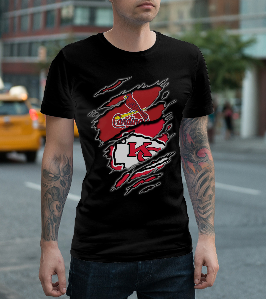 Cardinals Chiefs Fan Gear T-Shirt