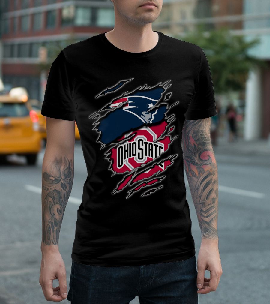 New England Patriots Ohio State Buckeyes For Fans T-Shirt